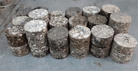 Prepared Samples From Cores Of The Asphalt Layers Download