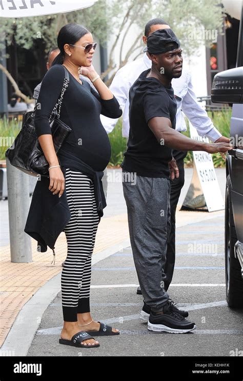 Kevin Hart And Pregnant Wife Eniko Hart Seem To Be On Good Terms As The