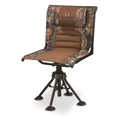 Bolderton 360 Comfort Swivel Camo Hunting Chair Mossy Oak Break Up