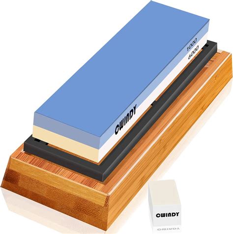 Whetstone Sharpening Stone Kit Dual Sided Grit Professional