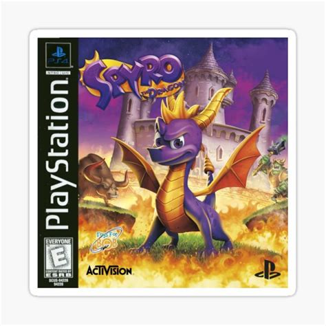 "Spyro The Dragon Playstation 1" Sticker for Sale by 90snostalgiakid ...