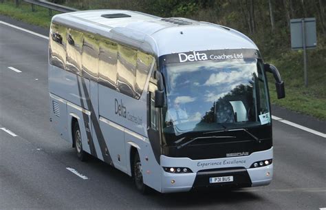 Delta Coaches Stockton P Bus On The M Southbound Nr Shef Flickr