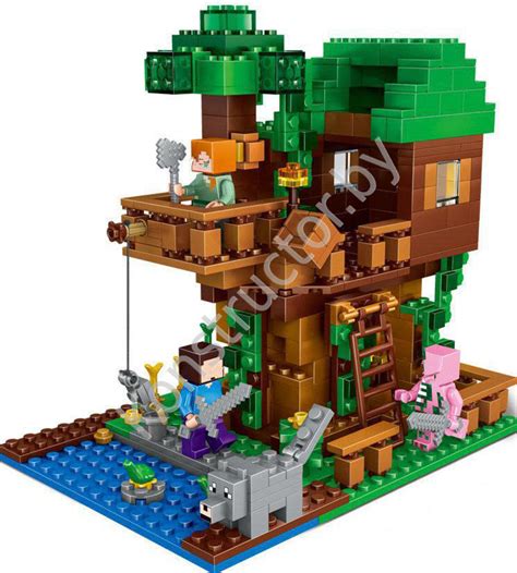 Купить Лего Майнкрафт 79350 Домик у реки в Минске, аналог Лего Minecraft
