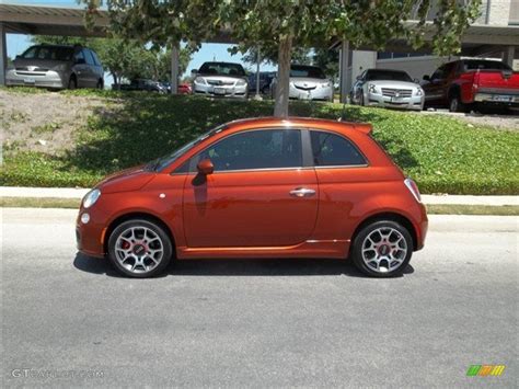 Rame Copper Orange 2012 Fiat 500 Sport Exterior Photo 80816755