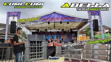 Review System Cumi Cumi Audio Feat Adella Siap Cek Sound Di Malang