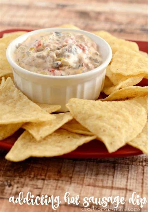 Addicting Hot Sausage Dip Recipe Creations By Kara