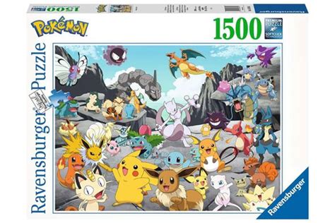 Puzzle 1500 pièces Ravensburger Pokémon Classics MesCadeaux