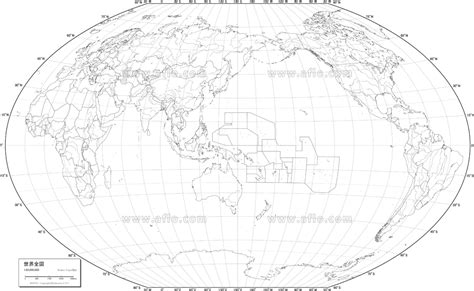 世界全図 白地図 ベクター地図素材のダウンロード販売 アフロモール