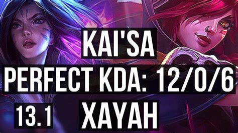 KAI SA Maokai Vs XAYAH Nami ADC 12 0 6 Legendary 600 Games