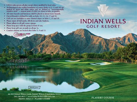 Players Course - Indian Wells Golf Resort - Celebrity