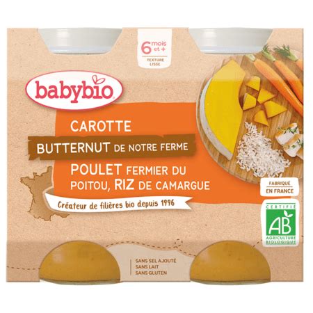 Carotte Butternut De Notre Ferme Poulet Fermier Du Poitou Riz De