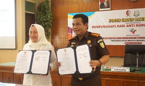 Pemkab Bojonegoro Dan Kejari Tandatangani MoU Penanganan Hukum Bidang