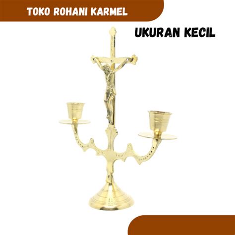 Jual Salib Duduk Chandelier Salib Meja Katolik Salib Yesus Lilin