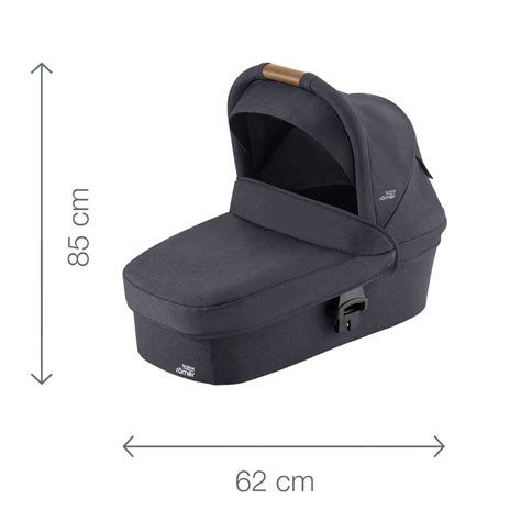 Люлька для коляски Britax-Romer Strider M Carrycot Black Shadow ...