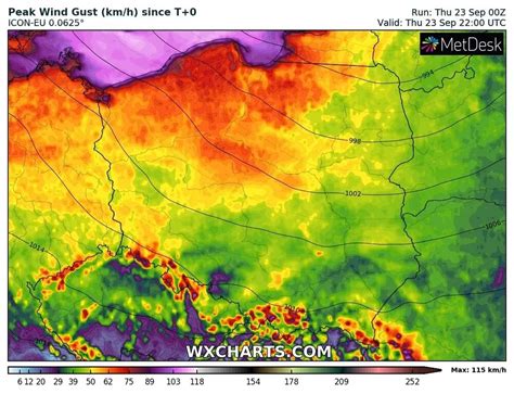 Pogoda Na Wrze Nia Wichura Uderzy Na P Nocy Polski W Nocy Z