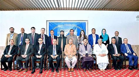 President Dr Arif Alvi In A Group Photo With The Participants Of The