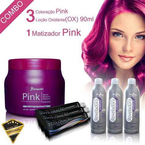 Mascara Matizadora Hair Straightener Pink Beauty Hydrating Mask