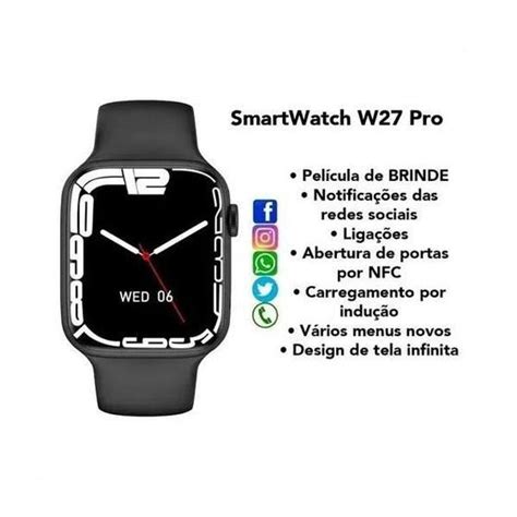 Relógio Smartwatch novo HW37 44mm Lançamento 2022 Faz atende Ligações