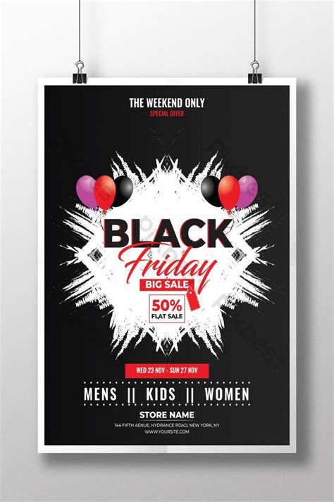 Black Friday sale flyer template | AI Free Download - Pikbest