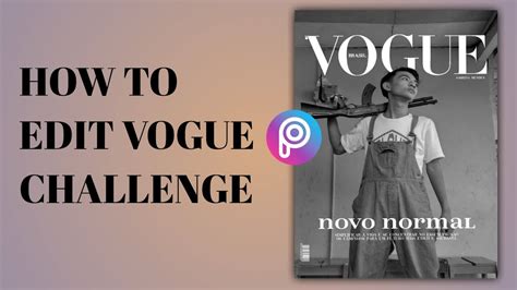 Picsart Tutorial Edit Vogue Magazine Cover Picsartbarengeza Youtube