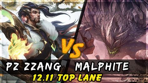 Pz Zzang Yasuo Vs Malphite Top Patch Yasuo Gameplay Youtube