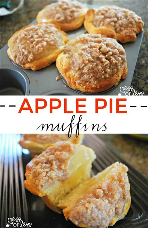 Apple Pie Muffins Using Crescent Rolls Mess For Less