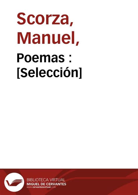 Poemas Selecci N Manuel Scorza Ed Lit De Dunia Gras Miravet