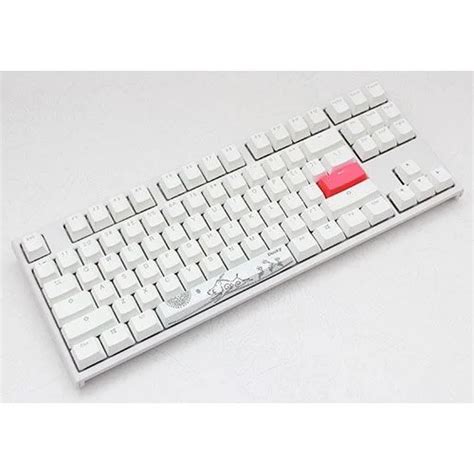 Ducky One 2 TKL Cherry Blue RGB White Switch Wired Gaming Keyboard