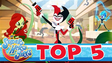 Top 5 Harley Quinn Moments 🤡 Part 2 Dc Super Hero Girls Youtube