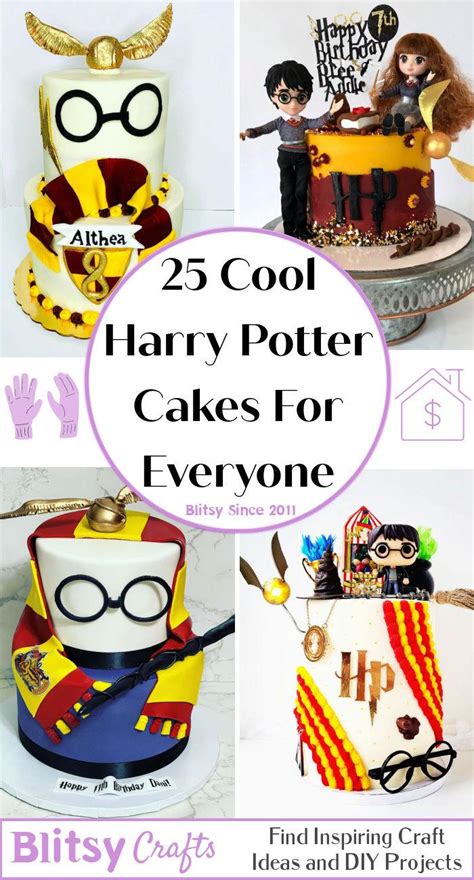 25 Unique Harry Potter Cake Ideas For Birthday Cake