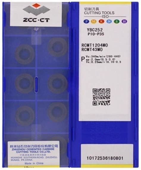 Zcc Ct Original Rcmt Mo Ybc R Rcmt Pcs Cnc Blade Carbide