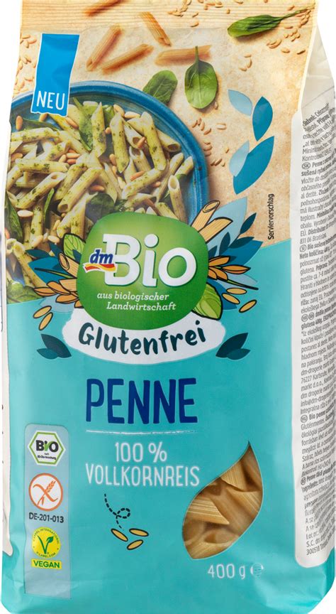 dmBio Nudeln Penne aus Vollkornreis 400 g dauerhaft günstig online