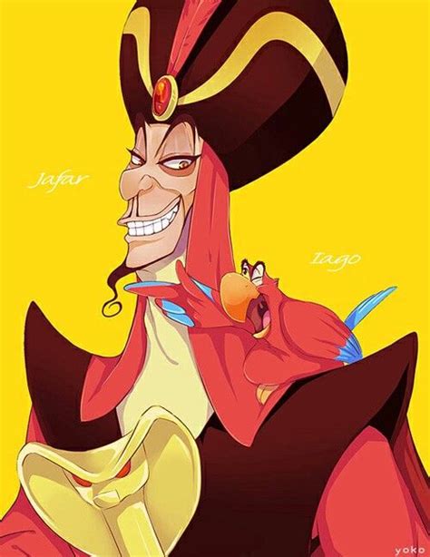 Jafar And Iago Walt Disney Pictures All Disney Movies Disney Villains