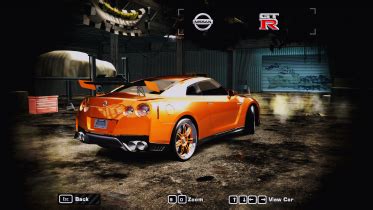 Need For Speed Most Wanted Car Showroom NeBuNuL ViTeZa S Nissan GTR