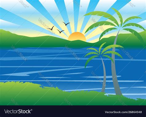 Sunrise Royalty Free Vector Image - VectorStock