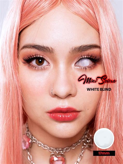 Princess Pinky Mini Blind White Sclera Contacts Prescription Pinkyparadise