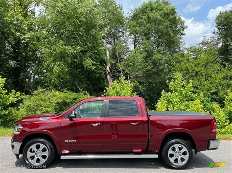 2021 Delmonico Red Pearl Ram 1500 Laramie Crew Cab 4x4 146140193 Photo