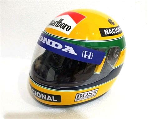 Mini Helmet Ayrton Senna Formula Uno 1988 Mclaren Scala 1 2 Artofit