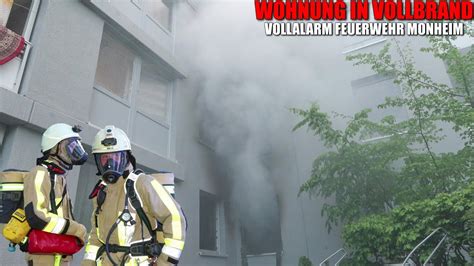 Wohnungsbrand Mit Starker Rauchentwicklung Wohnungen Unbewohnbar