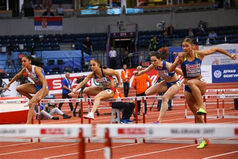 Athletics - Women 60m Hurdles - Milica Emini Editorial Stock Photo ...