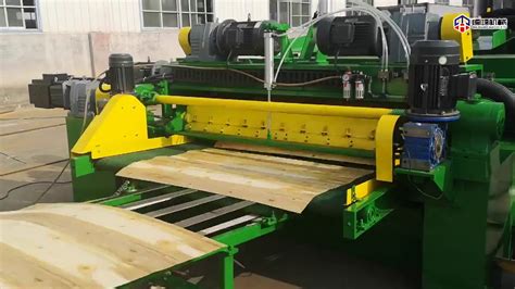 Rotary Veneer Cutting Machine Veneer Peeling Line Veneer Stacker Wood