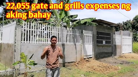 Gate At Grills Ng Bakod Magkano Ang Gasto Sa Pagpagawa Youtube