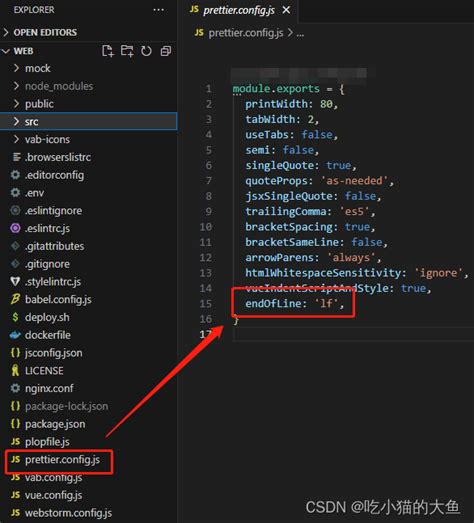 Vscodeeslint Warning Delete Cr Prettier Prettier Vscode Delete Cr