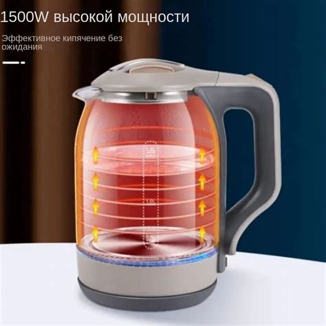 Бытовой электрический чайник для кипячения воды из боросиликатного ...