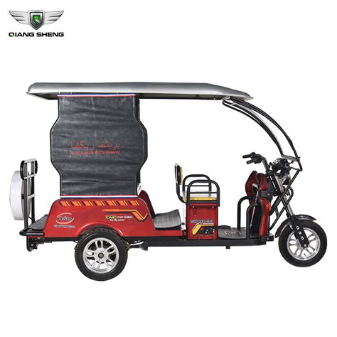 Customized Electric Rickshaw Tricycle Car Wheels Passenger Cart For