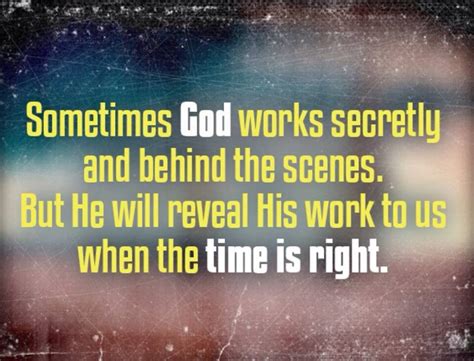 God Is Working Behind The Scenes Quotes Shortquotescc