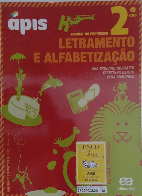 Letramento E Alfabetização ápis Manual Do Professor Br