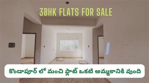 Brand New North Facing Bhk Flat For Sale In Kondapur Hyderabad