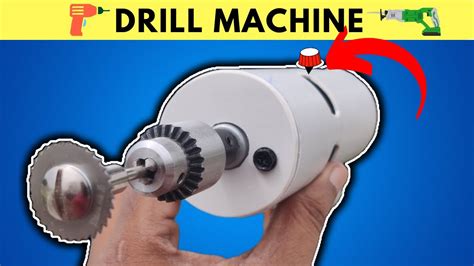 How To Make Drill Machine Using Pvc Pipe And 775 Dc Motor Youtube