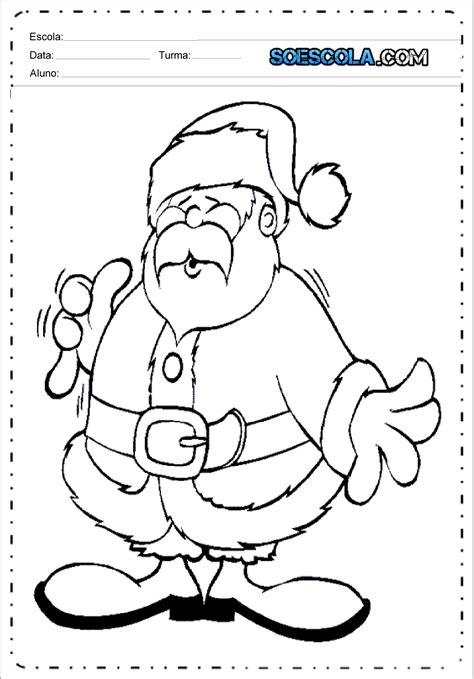 Papai Noel Para Pintar - 8